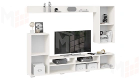 Гостиная Моретти Белый, Белый глянец