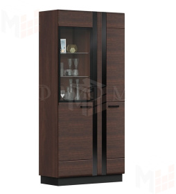 Шкаф-стекло высокий Магнолия