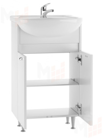Тумба под умывальник "Арго 50 ЛАЙТ" без ящика Домино