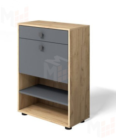 Обувница Мини-Лайт МЛ-4 Дуб крафт золотой/графит