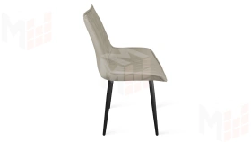 Стул Фэнди К1С  Черный муар, Велюр Confetti Smoke