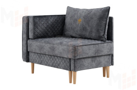 Кушетка Джойс Плюс Невада Графит (Арбен)