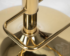 Стул барный DOBRIN CHARLY GOLD (черный велюр (MJ9-101))