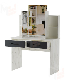 Столик туалетный  Беатрис Дуб Крафт белый-Антрацит