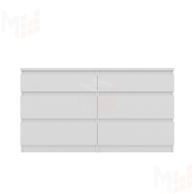 Комод Кастор 6 ящиков белый