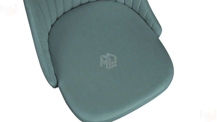 Стул Франк (конус) исп. 2 - ДП2-30 Графит/Микровелюр Madera Aquamarine (аквамарин)