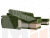 П-образный диван Нэстор (Зеленый\Бежевый)