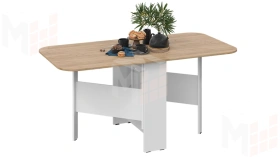 Стол-книжка Т1 Белый, Дуб Крафт золотой