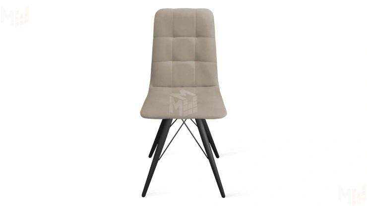 Стул Аспен К3 Черный муар, Велюр Confetti Smoke