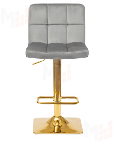 Стул барный DOBRIN GOLDIE (серый велюр (MJ9-75))