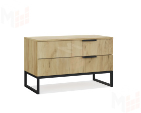 Тумба Бруклин 8 (Дуб Крафт Золотой)