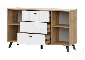 Комод Милан 3 ящика двухстворчатый