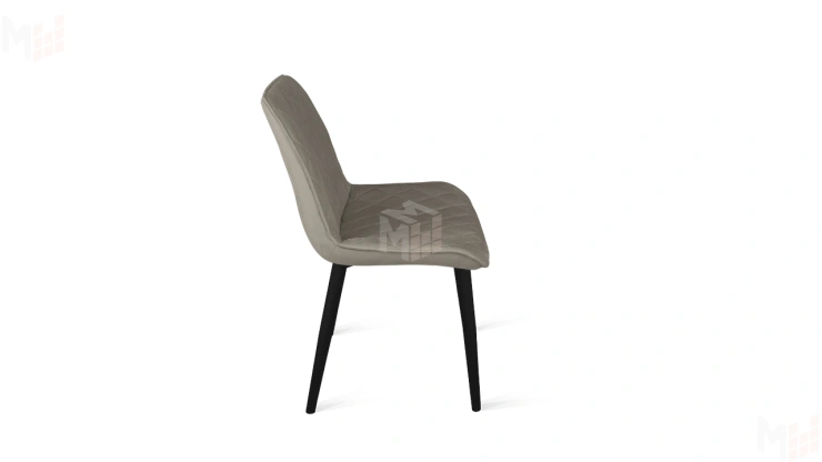 Стул OSCAR Черный муар, Велюр L003 бежевый