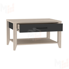 Стол журнальный AURELIO 16 Блеквуд сатиновый/Антрацит