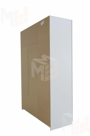 Шкаф 3-х створчатый Урбан-2 Лайт Грей Софт/Белый Шелк