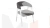 Кресло Техас 1 - W-101 Белый матовый, тк. №209 Велюр Jercy stone