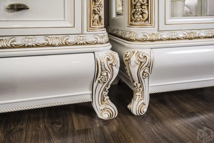 Гостиная Алсу 1+тв+2 белый глянец