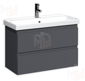 Тумба подвесная под умывальник "Moduo 80" Graffo В2 Домино