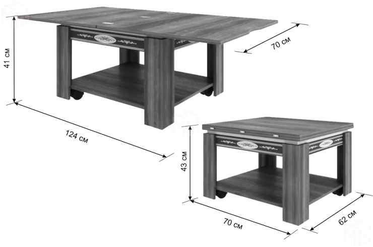 Стол журнальный Адам-1