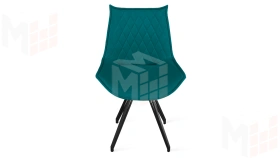 Стул Фэнди К4 Черный муар, Велюр Confetti Izumrud