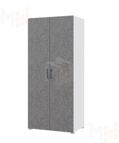 Шкаф VICTOR белый/бетон