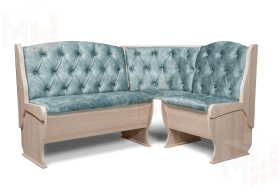 Кухонный уголок Орхидея Люкс (ясень/велюр Лагуна)