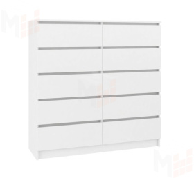 Комод Сура 10 ящиков 1204 Белый