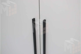 Шкаф 4-х створчатый Николь 24 Кашемир/Черный