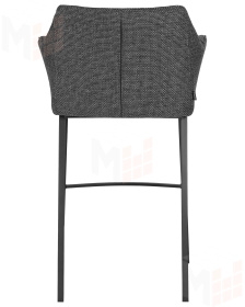 Стул барный DOBRIN LUCAS (серая ткань (F-22))