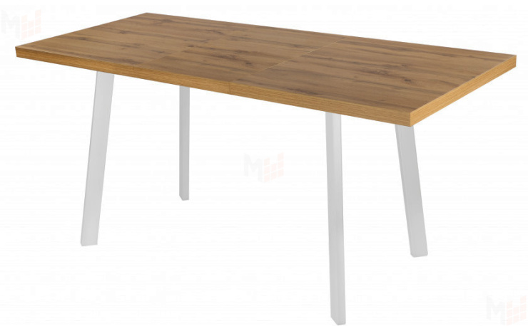 Стол раскладной Лаки Лофт 120 Дуб Вотан/Белый