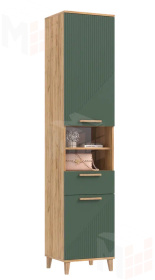 Пенал открытый Ирис  Браш Мени Грин/Дуб Крафт