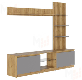 Гостиная Бостон НМ-001 (ЛДСП Серый шифер)