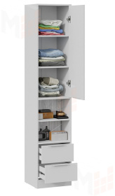 Шкаф комбинированный Марли - 403.005.000 Белый