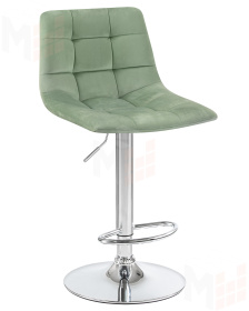 Стул барный DOBRIN TAILOR (пудрово-мятный велюр (MJ9-87))
