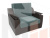 Кресло-кровать Сенатор 60 (Бирюзовый\Коричневый)