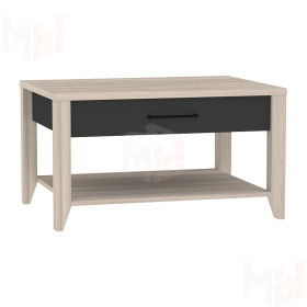 Стол журнальный AURELIO 16 Блеквуд сатиновый/Антрацит