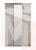 Шкаф Патрисия 3-дверный (2+1) с зеркалом крем корень глянец