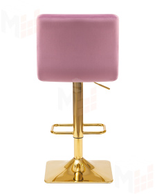 Стул барный DOBRIN GOLDIE (пудрово-сиреневый велюр (MJ9-52))