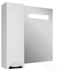 Шкаф-зеркало Грация 100 левый/правый с подсветкой LED Домино