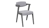 Стул Гонконг 2 - N-242 Графит, №210 Велюр Jercy silver
