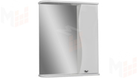 Зеркало-шкаф Волна 55 см правый