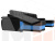 П-образный диван Нэстор (Черный\Голубой)
