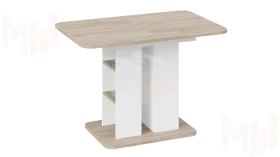 Стол раздвижной Мюнхен Тип 2 Белый Ясень, Дуб Сонома
