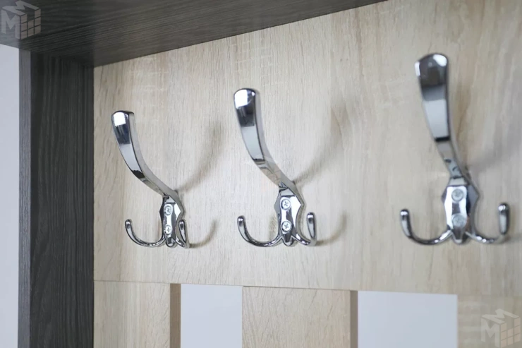 Прихожая Гретта 1 Ясень Черный/Дуб Сонома