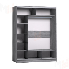 Шкаф-купе Strike 1600 Зеркало Atelier светлый