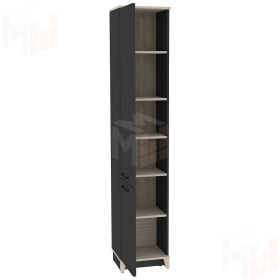 Шкаф для белья AURELIO 11  Антрацит