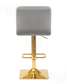 Стул барный DOBRIN GOLDIE (серый велюр (MJ9-75))