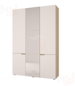 Шкаф Анталия 3-х дверный (сонома/белый софт)