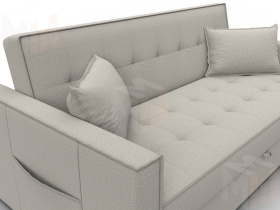 Диван прямой Лига-104 (160) ( Амур 02 бежевый )