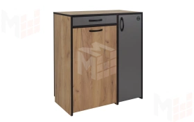 Закрытая консоль Ольга-Лофт 53 Дуб Крафт Золотой/Темно-Серый